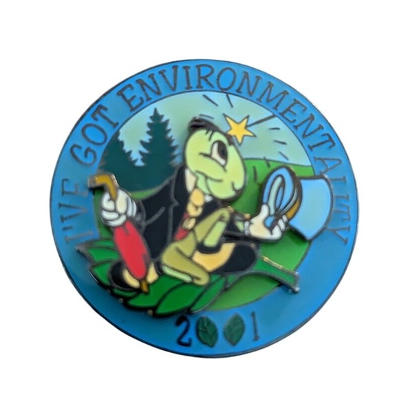 Jiminy Cricket I've Got Environmentality Disney Pin 2001 Collectible - Picture 1 of 2